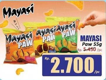 Promo Harga Mayasi Snack Paw 55 gr - Hari Hari