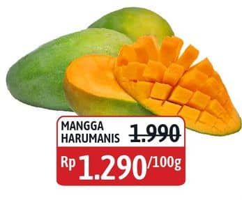 Promo Harga Mangga Harum Manis per 100 gr - Alfamidi