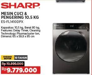 Promo Harga Sharp ES-FL1410DPX  - COURTS