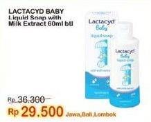 Promo Harga Lactacyd Baby Liquid Soap 60 ml - Indomaret