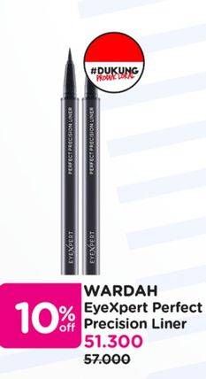 Promo Harga Wardah EyeXpert Perfect Precision Liner  - Watsons