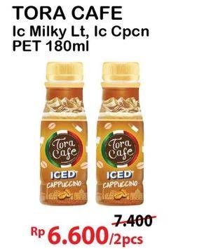 Promo Harga Torabika Toracafe Iced Drink Cappuccino, Milky Latte 180 ml - Alfamart