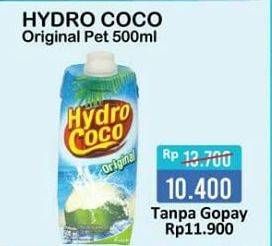 Promo Harga HYDRO COCO Minuman Kelapa Original 500 ml - Alfamart