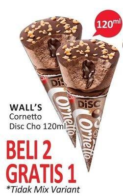Promo Harga WALLS Cornetto Chocolate 120 ml - Alfamidi