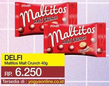 Promo Harga DELFI Maltitos Malt Crunch 40 gr - Yogya