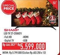 Promo Harga SHARP 2T-C50AD1i Full-HD 50"  - Hypermart