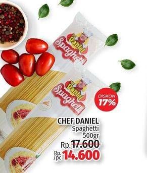 Promo Harga Chef Daniel Spaghetti 500 gr - LotteMart