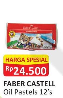 Promo Harga FABER-CASTELL Oil Pastels 12 pcs - Alfamart