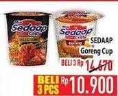 Promo Harga Sedaap Mie Cup Goreng 85 gr - Hypermart