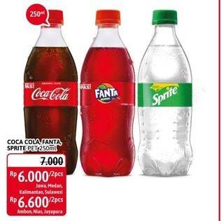 Coca Cola, Hanta, Sprite Pet 250ml