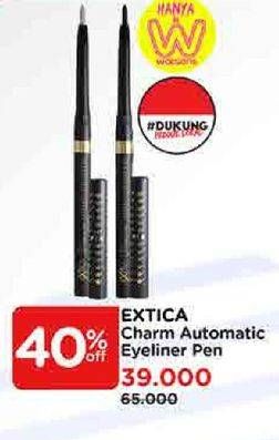 Promo Harga Extica Auto Eyeliner Pen  - Watsons