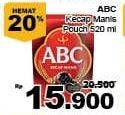 Promo Harga ABC Kecap Manis 520 ml - Giant