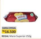 Promo Harga REGAL Marie 250 gr - Alfamart