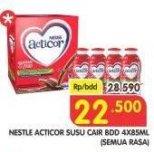 Promo Harga Nestle Produk Acticor Susu Cair 4 pcs - Superindo