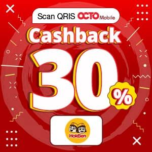 Promo Harga Cashback 30%  - HokBen