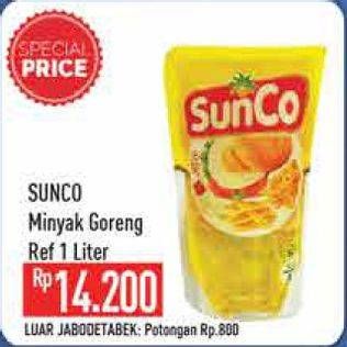 Promo Harga SUNCO Minyak Goreng 1000 ml - Hypermart