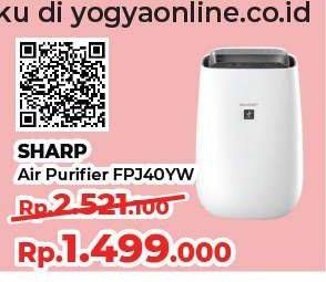 Promo Harga Sharp Air Purifier FP-J40YW  - Yogya
