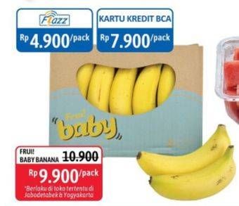 Promo Harga FRUI Mini Banana  - Alfamidi