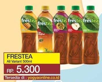 Promo Harga FRESTEA Minuman Teh Apple, Green Honey, Green Tea, Markisa, Original 500 ml - Yogya