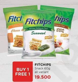 Promo Harga FITCHIPS Delicious Multigrain Chips All Variants 60 gr - Watsons