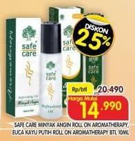 Promo Harga Safe Care Minyak Angin Aroma Therapy/Safe Care Euca Kayu Putih Plus Aromatherapy   - Superindo