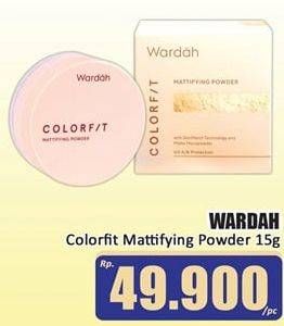 Promo Harga WARDAH Colorfit Mattifying Powder 15 gr - Hari Hari