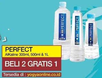 Promo Harga Perfect Alkaline Water 300ml/500ml/1000ml  - Yogya
