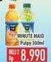 Promo Harga MINUTE MAID Juice Pulpy per 2 botol 300 ml - Hypermart