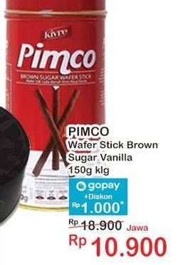 Promo Harga Pimco Wafer Stick Brown Sugar 150 gr - Indomaret