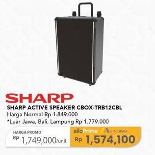 Promo Harga Sharp CBOX-TRB12CBL  - Carrefour
