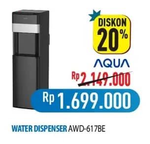 Promo Harga Aqua AWD-617BE  - Hypermart