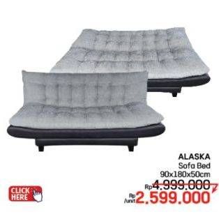 Promo Harga Sofa Bed Alaska  - LotteMart