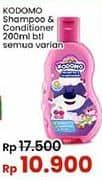 Promo Harga Kodomo Gel Shampoo & Conditioner All Variants 200 ml - Indomaret