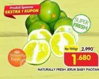Promo Harga Naturally Fresh Jeruk Baby Pacitan per 100 gr - Superindo