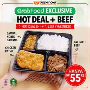 Promo Harga GrabFood Exclusive  - Yoshinoya