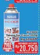 Promo Harga Hicook Tabung Gas (Gas Cartridge) 230 gr - Hypermart