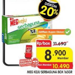 Promo Harga MEG Keju Serbaguna 165 gr - Superindo