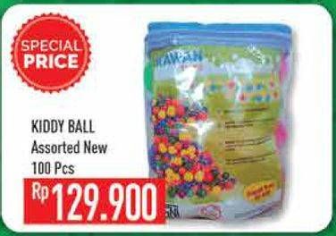 Promo Harga Kiddy Ball 100 pcs - Hypermart