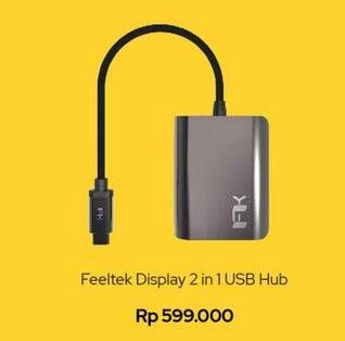 Promo Harga FEELTEK Display 2 in 1 USB Hub  - iBox