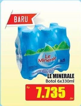 Promo Harga LE MINERALE Air Mineral 330 ml - Hari Hari