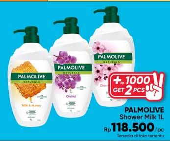 Promo Harga Palmolive Naturals Shower Milk Milk Honey 1000 ml - Guardian
