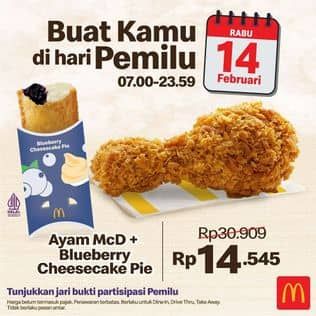 Promo Harga Promo Pemilu  - McD