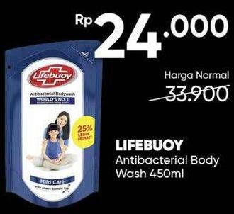 Promo Harga LIFEBUOY Body Wash Mild Care 450 ml - Guardian
