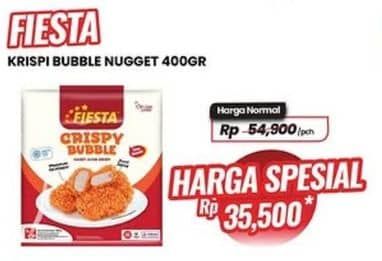 Promo Harga Fiesta Naget Crispy Bubble 500 gr - Carrefour