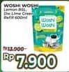 Promo Harga Woshi Woshi Dishwash  Green Tea, Lime Lemon Basil 600 ml - Alfamidi