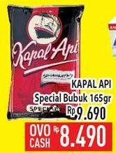 Promo Harga Kapal Api Kopi Bubuk Special 165 gr - Hypermart