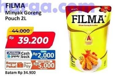 Promo Harga Filma Minyak Goreng 2000 ml - Alfamart