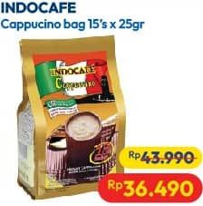 Promo Harga Indocafe Cappuccino per 15 sachet 25 gr - Hypermart