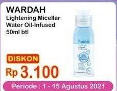 Promo Harga WARDAH Lightening Oil-Infused Micellar Water 50 ml - Indomaret