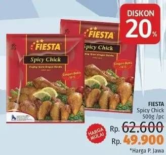 Promo Harga FIESTA Ayam Siap Masak Spicy Chick 500 gr - LotteMart